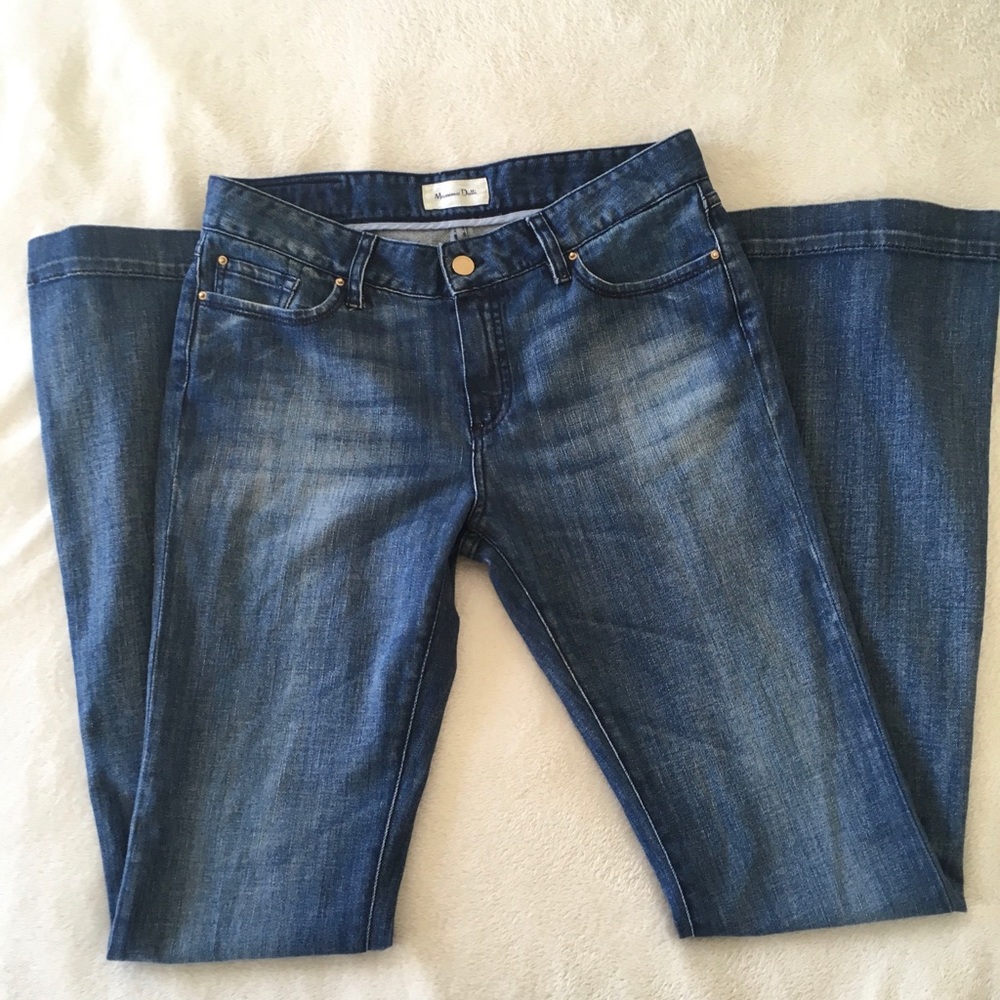 Massimo Dutti Wide Leg Trouser Jean